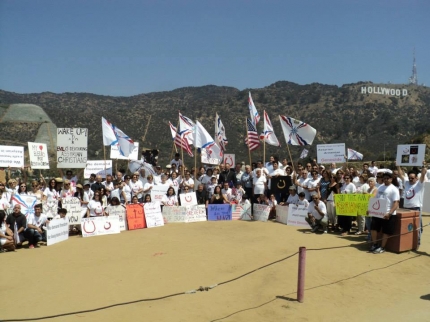 Assyrians Commemorate 99 years after tragic Genocide with freedom hike at Runyon Canyon